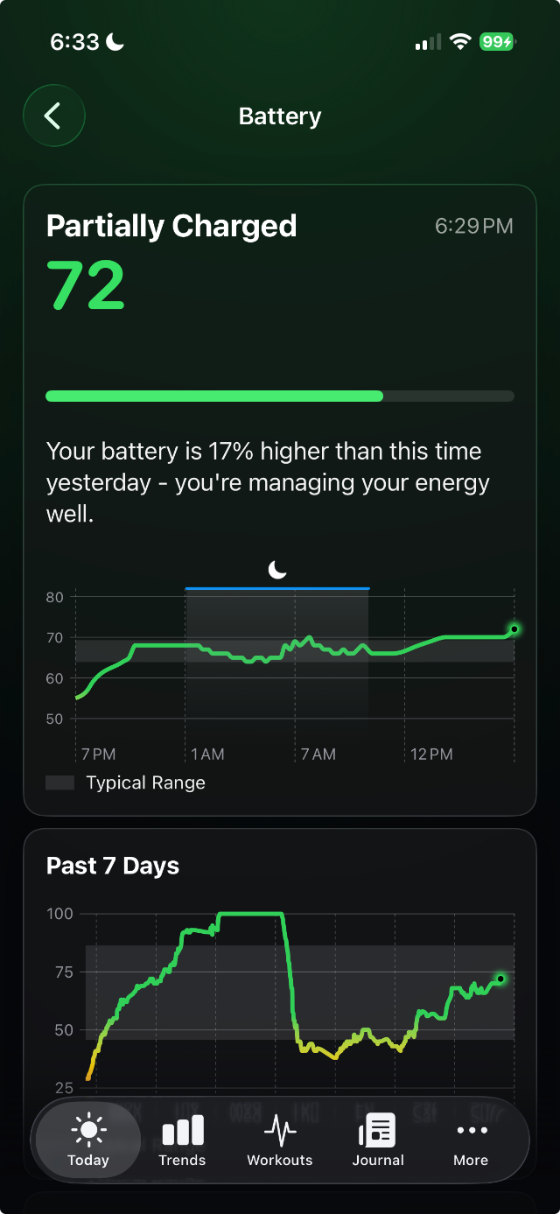 Battery in Athlytic