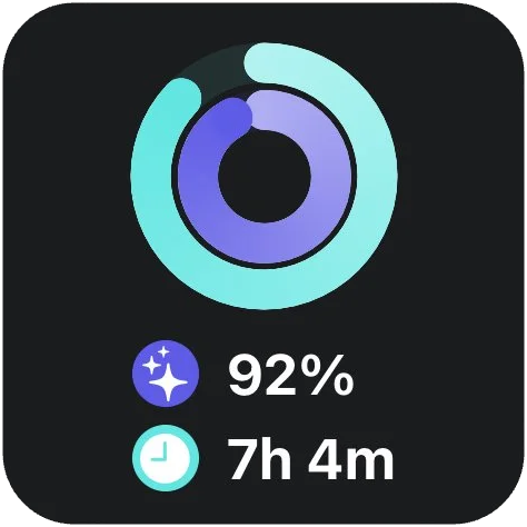 Weekly Battery widget