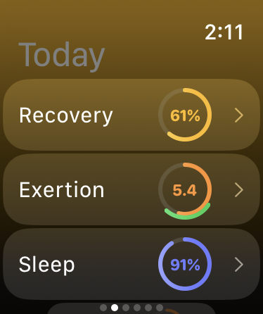 Live heart rate zones on Apple Watch